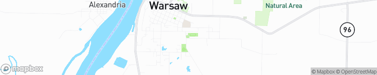 Warsaw - map