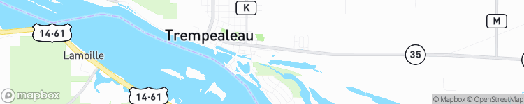 Trempealeau - map