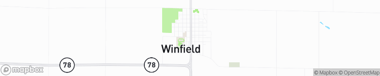 Winfield - map