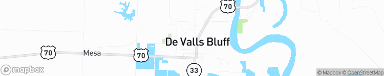 De Valls Bluff - map