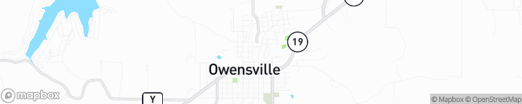 Owensville - map