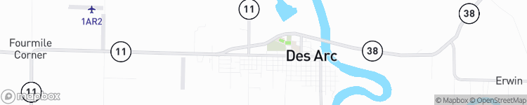 Des Arc - map