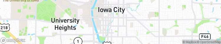Iowa City - map