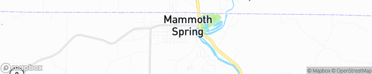 Mammoth Spring - map
