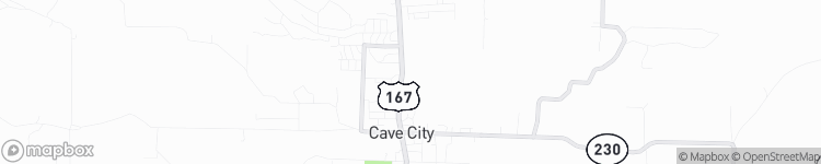 Cave City - map