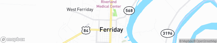 Ferriday - map