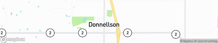 Donnellson - map