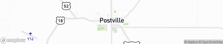 Postville - map