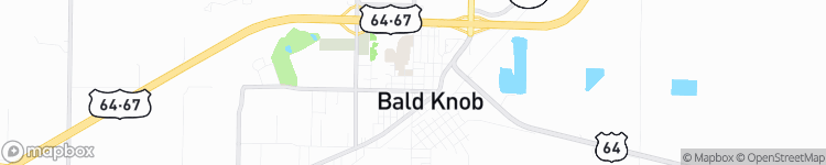 Bald Knob - map