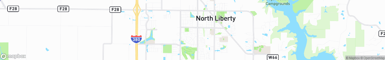 North Liberty - map