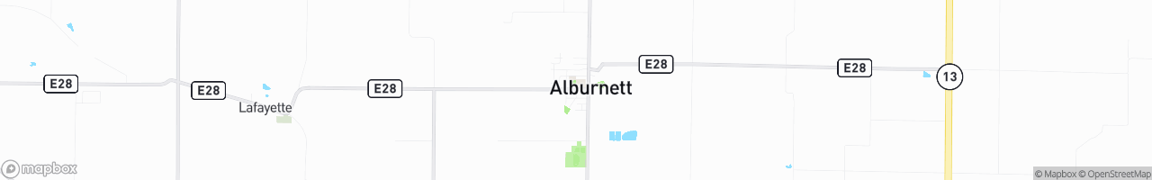Alburnett - map