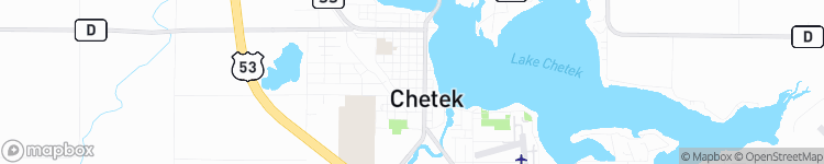 Chetek - map