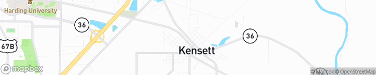 Kensett - map