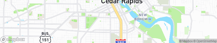 Cedar Rapids - map