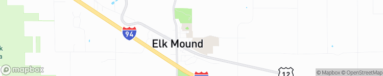 Elk Mound - map
