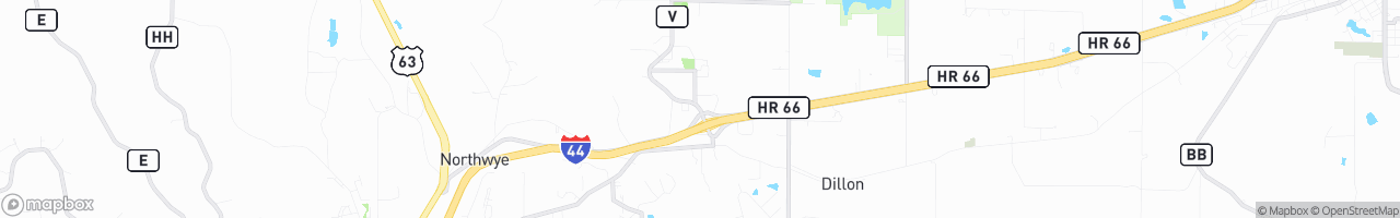 Love's Travel Stop - map