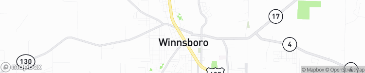 Winnsboro - map