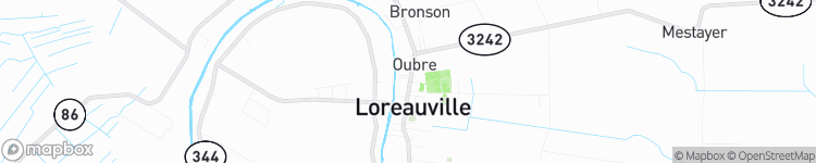 Loreauville - map