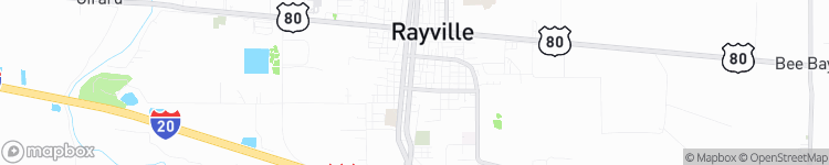 Rayville - map