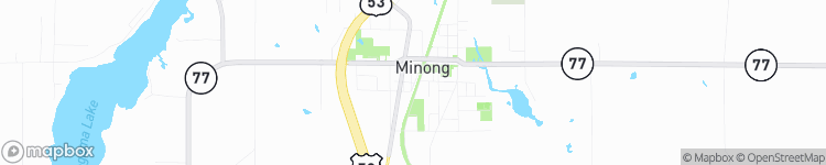 Minong - map