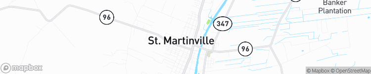 Saint Martinville - map