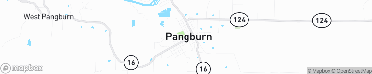 Pangburn - map