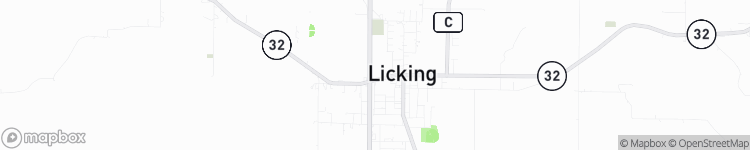 Licking - map