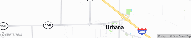 Urbana - map