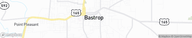 Bastrop - map