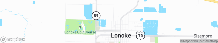Lonoke - map