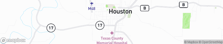 Houston - map