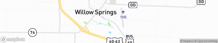 Willow Springs - map