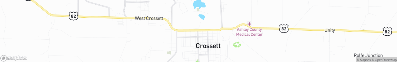 Crossett One Stop - map