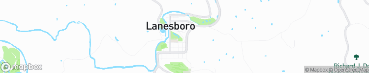 Lanesboro - map