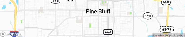 Pine Bluff - map