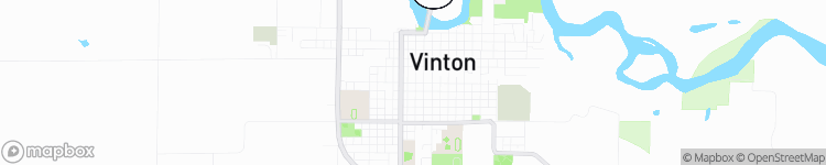 Vinton - map