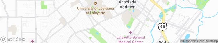 Lafayette - map