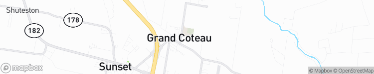 Grand Coteau - map