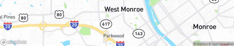 West Monroe - map