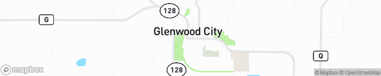 Glenwood City - map