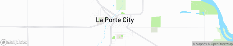 La Porte City - map