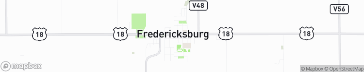 Fredericksburg - map