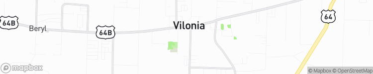 Vilonia - map