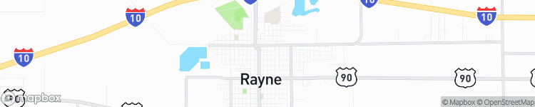 Rayne - map