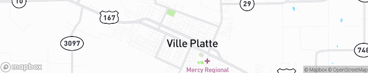Ville Platte - map
