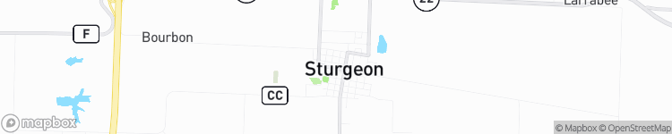 Sturgeon - map