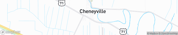 Cheneyville - map