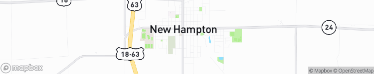 New Hampton - map
