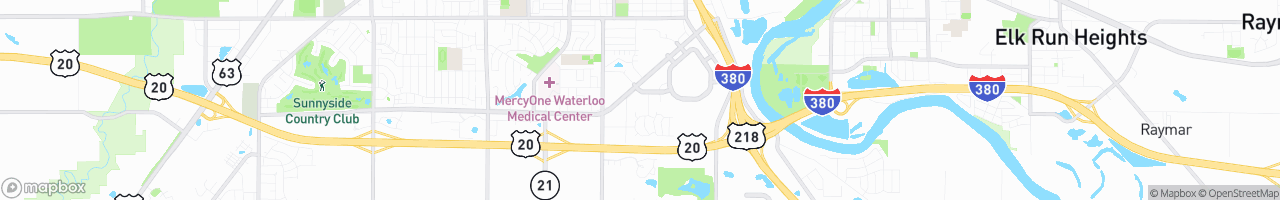 Walmart Waterloo Supercenter Vision Center - map