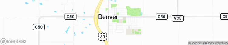 Denver - map